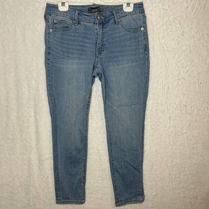 10R Torrid Jeans Womens Blue Denim Bombshell Skinny Premium Stretch High Rise